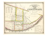 1841, Cincinnati 24x29, Ohio, United States Giclee Print