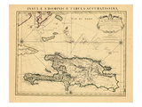 1722, Dominican Republic, Haiti Giclee Print