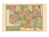 1907, Oklahoma and Indian Territory, Oklahoma, United States Giclee Print