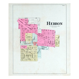 1895, Hebron, Indiana, United States Giclee Print
