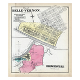 1872, Belle-Vernon, Brownsville, Pennsylvania, United States Giclee Print