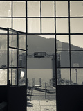 Ferry Station at the Lakeside, Cannobio, Lake Maggiore, Piedmont, Italy Photographie par  Green Light Collection