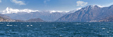 Mountain Range at the Lakeside, Lake Como, Como, Lombardy, Italy Photographic Print by Panoramic Images 