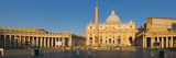 Sunlight Falling on a Basilica, St. Peter's Basilica, St. Peter's Square, Vatican City, Rome, La... Photographic Print by Panoramic Images 