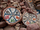 Heap of Mani Stones, Yushu Tibetan Autonomous Prefecture, Tibet, China Photographic Print