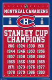 Montreal Canadiens - Stanley Cup Champions Photo