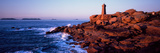 Lighthouse on the Coast, Ploumanach Lighthouse, Cote De Granit Rose, Cotes-D'Armor, Brittany, Fr... Photographic Print by Panoramic Images 