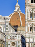 Architectural Detail of a Cathedral, Duomo Santa Maria Del Fiore, Florence, Tuscany, Italy Photographic Print