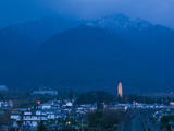 First Tower of Chongsheng Temple with Zhonghe Shan in the Background, Old Town, Dali, Yunnan Pro... Photographic Print