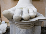 Foot from the Colossal Statue of Constantine, Capitoline Museums, Rome, Lazio, Italy Photographic Print
