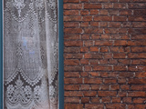 Brick Wall of a House, Bruges, Belgium Photographic Print