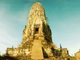 Ruins of a Temple, Wat Ratburana, Ayutthaya Historical Park, Ayutthaya, Thailand Photographic Print by Panoramic Images 