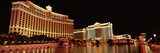 Hotel Lit Up at Night, Bellagio Resort and Casino, the Strip, Las Vegas, Nevada, USA Photographic Print by Panoramic Images 