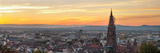 Tower of a Cathedral, Freiburg Munster, Baden-Wurttemberg, Germany Fotografie-Druck von Panoramic Images 