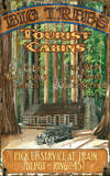 Big Trees Cabin Lodge Vintage Placa de madeira Big Trees Cabin Lodge Vintage Placa de madeira