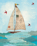Coastal Notes I Posters by Courtney Prahl