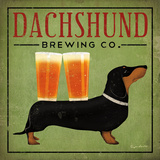 Dachshund Brewing Co. Art by Ryan Fowler