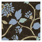 Soft Blue Blooms 1 Poster by Carol Kemery