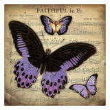 Musical Butterflies 3 Art by Carole Stevens
