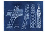 Eiffel Tower Rendering 2 Prints by Carole Stevens