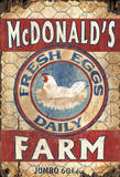 Egg Farm Vintage Wood Sign