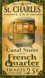 Street Car Vintage Wood Sign