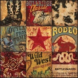 Cowboy Collage Prints by Aaron Christensen
