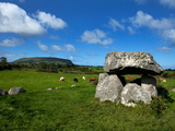 Dolmen, Portal Tomb in Stone Circlke, Carrowmore Megalithic Cemetery, Cúil Irra Peninsula, Ireland Photographic Print