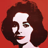 Liz, 1963 (Red) Prints by Andy Warhol