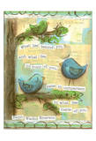 Birds Blue 2 Posters by Diane Stimson