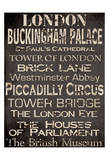 Simple Speak London Print by Grace Pullen