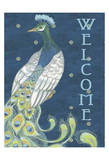 Peacock Welcome Prints by Marilu Windvand