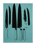 Knives, c. 1981-82 (Aqua) Prints by Andy Warhol