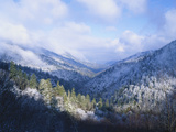 Winter View of Sugarlands Valley, Great Smoky Mountains National Park, Tennessee, USA Photographic Print by Adam Jones