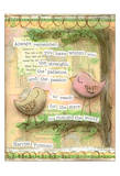 Birds Pink 1 Posters par Diane Stimson