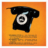 Retro Telephone Posters by Tina Carlson