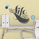 55 High - The Best Things in Life Peel & Stick Giant Wall Decals Wall Decal