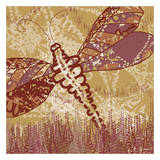 Dragonfly Field 2 Poster von Lorraine Rossi