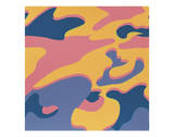 Camouflage, 1987 (Pink, Purple, Orange) Giclee Print by Andy Warhol