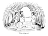 "The dirt is imported." - New Yorker Cartoon Premium Giclee Print by Alex Gregory