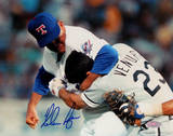 Nolan Ryan Ventura Fight Horizontal Signed Photo Photo
