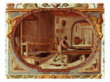 Gunpowder Manufacturer, Ceiling Fresco Giclee Print by Bernardino Barbatelli Poccetti