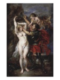Liberation of Andromeda by Perseus, Greek Hero Who Has Just Saved the Princess Giclée-Druck von Sir Peter Paul Rubens