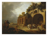 Jesus Healing a Deaf-Mute, 1635 Giclee Print by Bartholomeus Breenbergh