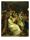 The Tepidarium 1853 Warm Room in Bath House Detail Giclee Print by Theodore Chasseriau