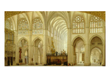 Interior of Toledo Cathedral, Spain, 1856 Giclee Print by Francisco Hernandez Y Tome