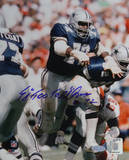 Ed Jones Blue Jersey Action w/" Too Tall" Insc Autographed Photo (Hand Signed Collectable) Photo