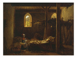Little Red Riding Hood, 19th Century Giclee Print by Fleury Francois Richard