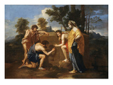 Les Bergers D'Arcadie (Shepherds of Arcadia), also Called Et in Arcadia Ego Lámina giclée por Nicolas Poussin