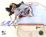 Miroslav Satan Shootout Goal vs Rangers Autographed Photo (Hand Signed Collectable) Photo